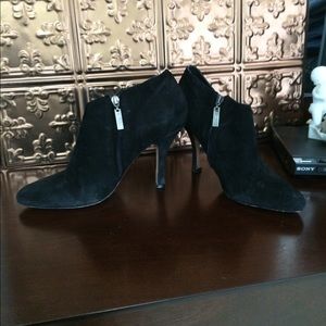 Dolce Vita Black Suede Booties